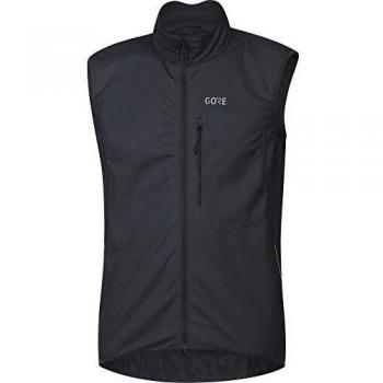 Gore Wear C3 Windstopper Chaleco, Hombre, Negro, XL