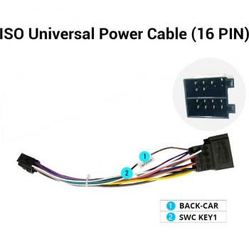Micrófono USB TIEBRO con GPS, cámara de visión trasera, salida RCA/AUX, ranura para tarjeta SIM, convertidor de radio 16 pines y cable de alimentación 4G para coche