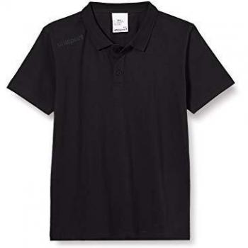 uhlsport Essential Polo Shirt Camiseta De Entrenamiento, Hombre, Negro, 164