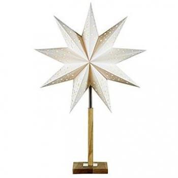Markslöjd 700323 Estrella de Navidad, madera, E14, 45 x 65 cm), color marrón