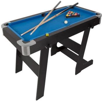Mesa Multijuegos Plegable 120x61x73 cm - Billar Americano y Ping Pong, Madera Resistente, Incluye Accesorios para 2-4 Jugadores, Recomendado a partir de 6 A