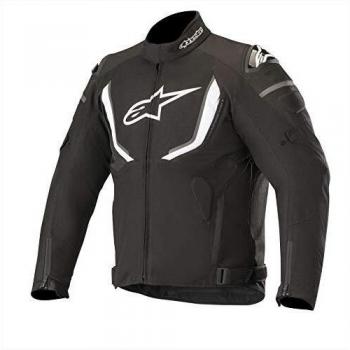 Alpinestars T-GP R v2 Waterproof Textile Motorcycle Jacket - Black White XL