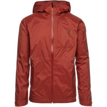 Chaqueta Impermeable Treeline Rain Rojo para Hombre - Black Diamond