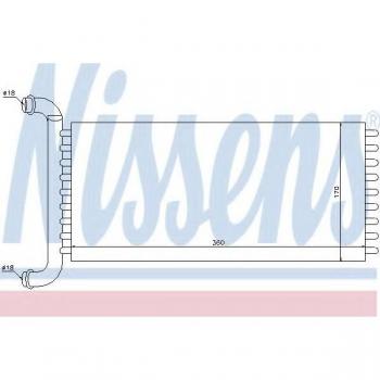 Radiador de Calefacción NISSENS 72037