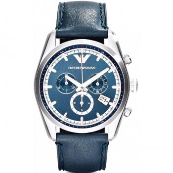 Reloj Armani Hombre AR6041 con Correa de Cuero y Esfera Analógica