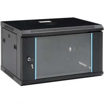 vidaXL 6U Wall Mounted Network Cabinet
