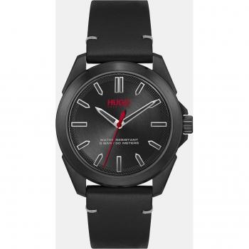 Reloj Hugo Adventure 1530227 de cuero negro
