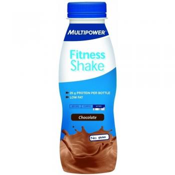 Multipower Sportsfood Chocolate Flavoured Fitness Shake 330ml Pack of 12