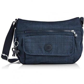 Kipling SYRO - Bolso de hombro para mujer, color dazz true blue 02u, talla 31x22x13 cm