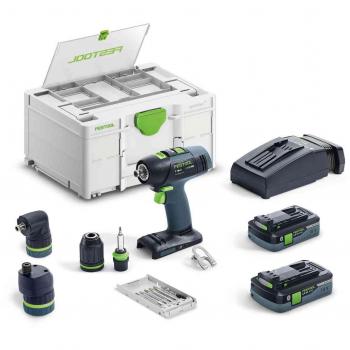 Taladro atornillador a batería T 18+3 HPC 4,0 I-Set