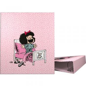 Carpeta Grafolplas 4 anillas 40 mm forrada A4 Mafalda 24 Morning