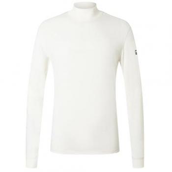Super.Natural Tundra175 Long Sleeve Turtleneck Shirt for Men - Fresh White 2XL