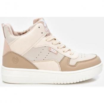 Zapatillas deportivas abotinadas Xti Kids en color beige con cierre de cremallera 150532