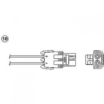 Sonda Lambda NGK 96795 - Sensor de Oxígeno No Calentado para Renault Twingo 1 y Clio 1