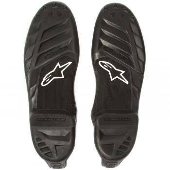 Alpinestars Suelas Tech 7 para hombre, accesorios de bota para motocicleta off-road - negro