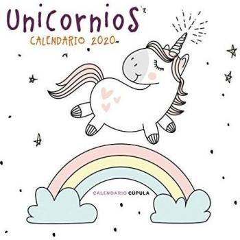 Calendario unicornios 2020
