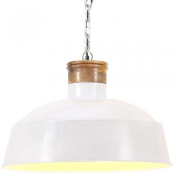 Lámpara Colgante Industrial 58 cm Blanca E27