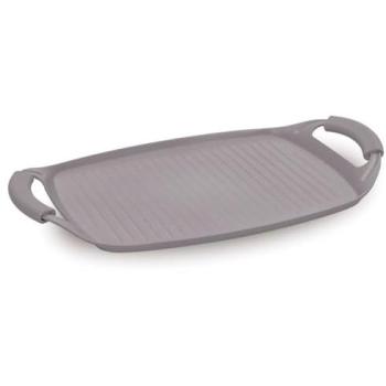 Placa Grill de Titanio 47 cm Colección Taupe Antiadherente y Apta para Inducción