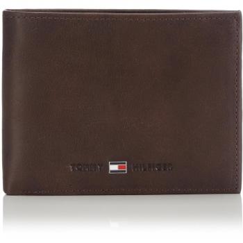 Tommy Hilfiger Johnson CC and Coin Pocket, Cartera para Hombre, Brown, OS