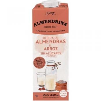 Almendrina Bebida Vegetal de Almendras y Arroz Sin Azúcar 1L
