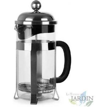 Cafetera Émbolo Francesa de Vidrio Borosilicato 1000ml Orbegozo
