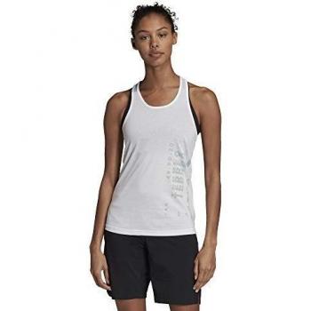 adidas W Terrex GFX Tk Top sin Mangas, Mujer, Blanco, S