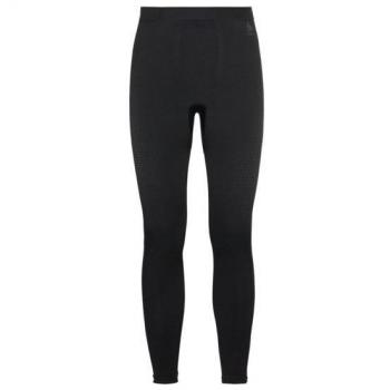 Odlo Men's Bl Bottom Long Performance Warm Eco Leggings, Black-New Graphite Grey, M