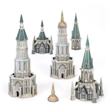 Imperial City Spires - Epic Scale Warhammer The Horus Heresy