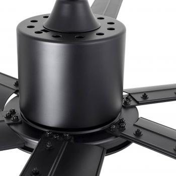 Ventilador de techo FARO Barcelona 33414A ANDROS Negro mate con motor DC