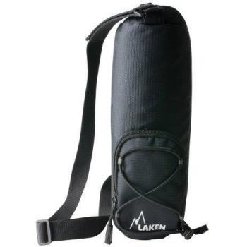 Laken Funda Térmica Negra para Botellas con Bolsillo Delantero