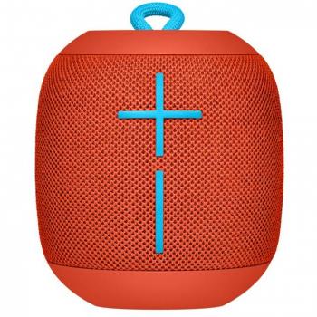 Altavoz Portátil Bluetooth Ultimate Ears Wonderboom, Sonido 360°, Impermeable, Conexión Doble para Mayor Potencia, Batería Duradera de 10h, Color Rojo