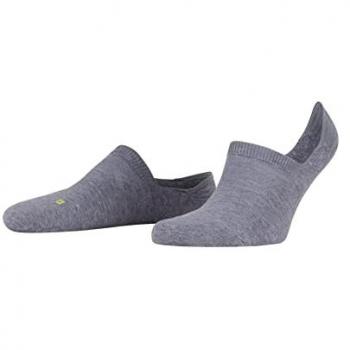 Falke Unisex Cool Kick No Show Trainer Socks - Light Grey Size 5.5-7.5