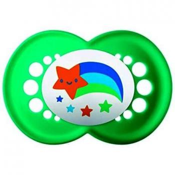Chupetes Anatómicos de Silicona MAM Decorativos +6 Meses x2 - Sueña en Grande y Brilla como las Estrellas