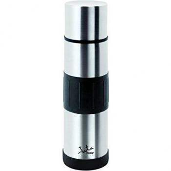 Jata Hogar 500 ml Termo, Acero Inoxidable, Negro Y Plata