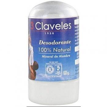 Desodorante Natural de Alumbre en Piedra 60 g