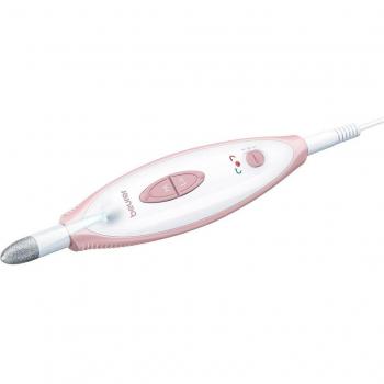 Set de manicura y pedicura Beurer SR-MP1, 7 Adaptadores, 2 Velocidades, Blanco