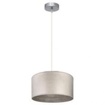 Colgante Tania 1xe27 Niquel/madera Gris Regx30x30 Cm