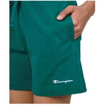 Pantalones Cortos Deportivos Champion Mujer Verde/Azul