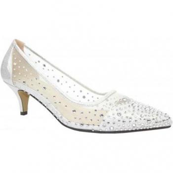 Lunar Alisha Faux Gemstone Court Shoes