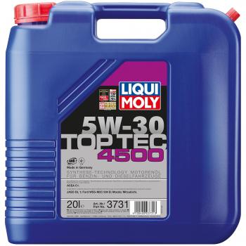 Aceite de motor LIQUI MOLY 3731 5W-30, sintético, adecuado para motores a gasolina y diésel, alta protección contra el desgaste, excelente limpieza del motor, compatible con filtros de partículas