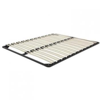 Somier de láminas 140 x 200 cm BASIC - Estructura de metal con 48 listones de madera