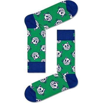 Calcetines Cortos Unisex de Algodón Transpirable con Diseño de Gato - Estampado Divertido