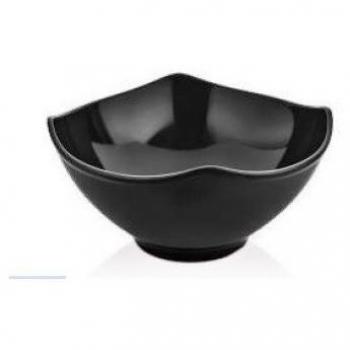 Ensaladera de Melamina 36CM - Gran Capacidad y Diseño Moderno, Color Negra