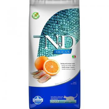 Farmina N&D Cat Ocean Arenque y Naranja 10 Kg - Alimento completo para gatos adulto
