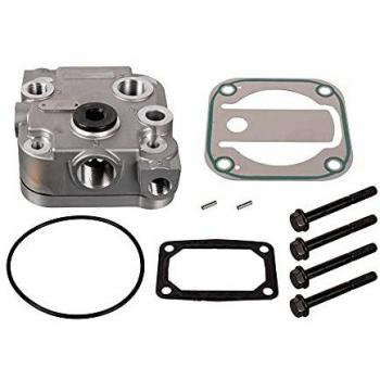 Culata compresor de aire FEBI BILSTEIN 106976 - Cabezal cilíndrico para compresor de aire (con placa de válvula, 1 unidad)