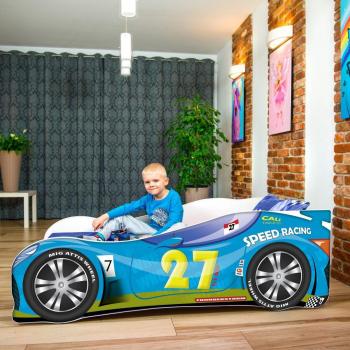 Cama infantil coche de carreras + somier