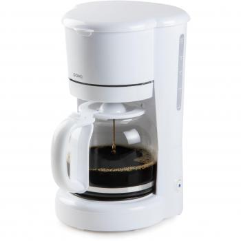 Cafetera de Filtro Domo DO730K - 12 Tazas, 900W, Color Blanco, Filtro Permanente Extraíble