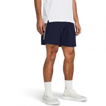 Under Armour Men's 3XL Midnight Woven Wordmark Shorts & Women's Black UA Fly By 2-in-1 Breathable Running Gym Shorts