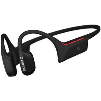 Auriculares Deportivos Suunto Wing 2 Inalámbricos a Conducción Ósea, 12h de Batería, Resistencia al Agua IP66, Reducción de Ruido Viento, Color Negro