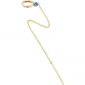 Piercing múltiple Earcandy Shantall de Plata 925 con baño de oro amarillo 18k